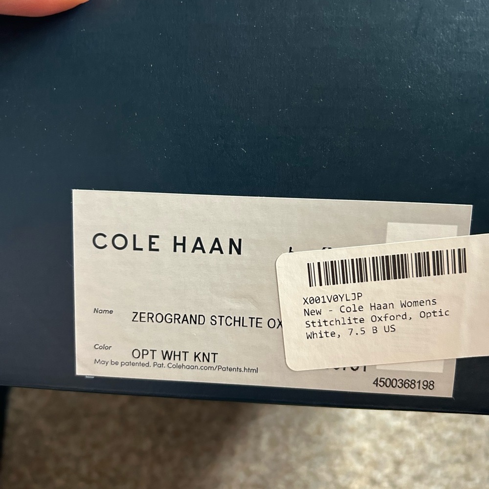 Cole Haan Women’s Zerogrand Stitchlite Oxford White 7.5 - Picture 2 of 2